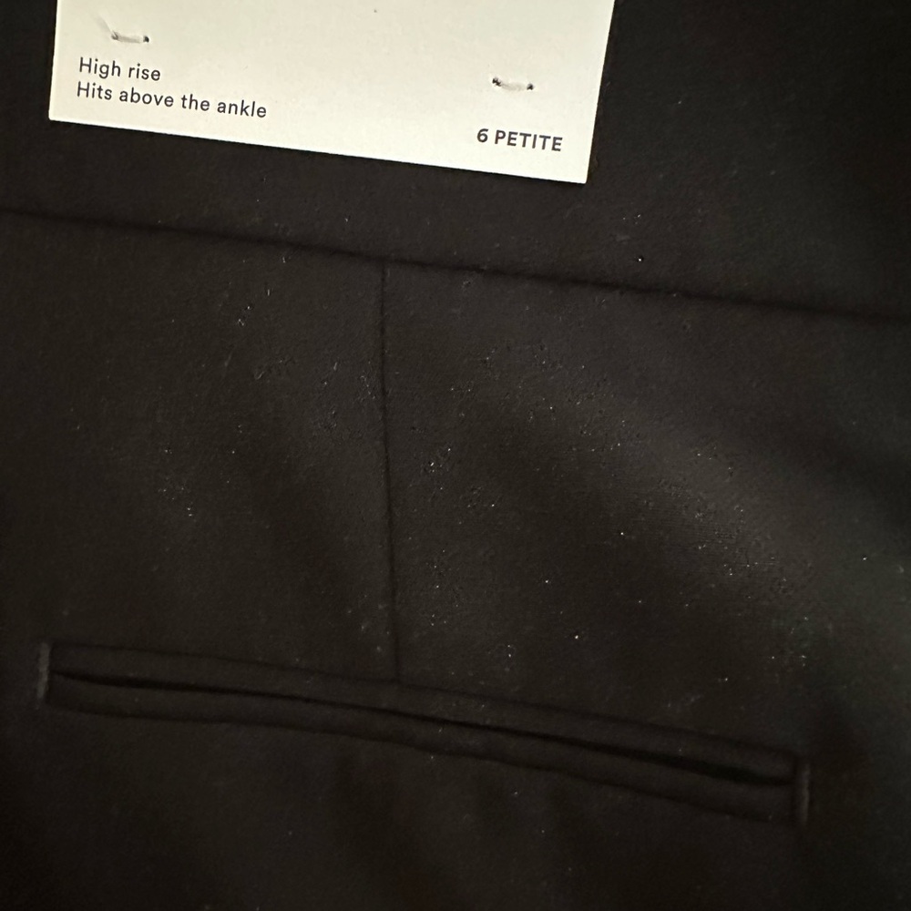 Black High Rise Pants